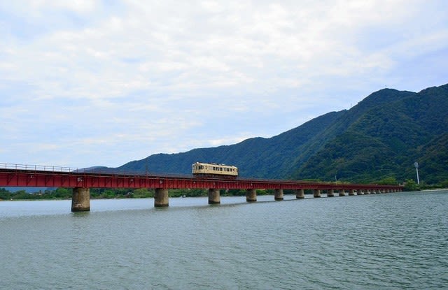 京丹後鉄道 由良川鉄橋へ Yuzuの記