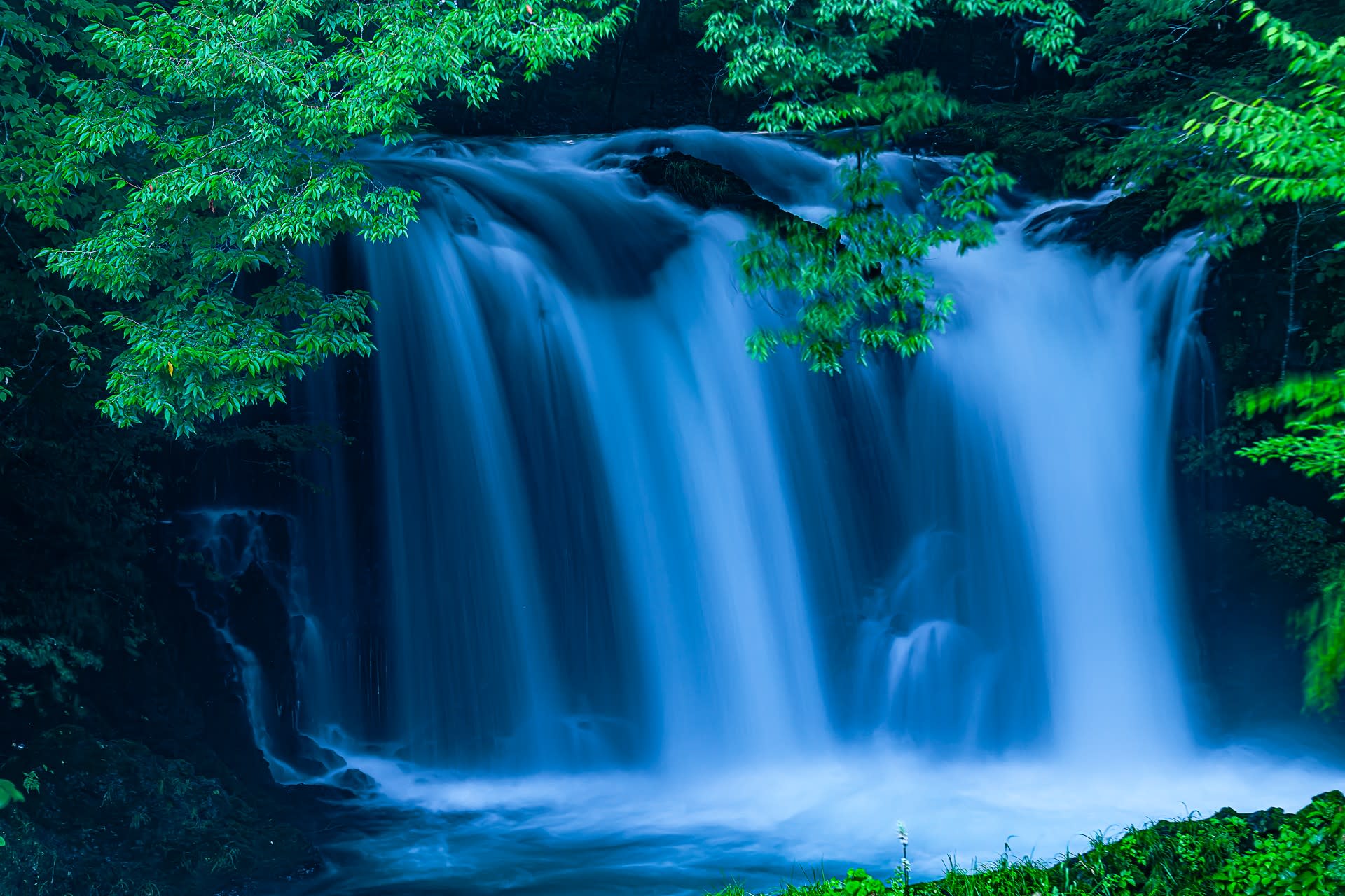 鐘山の滝の写真