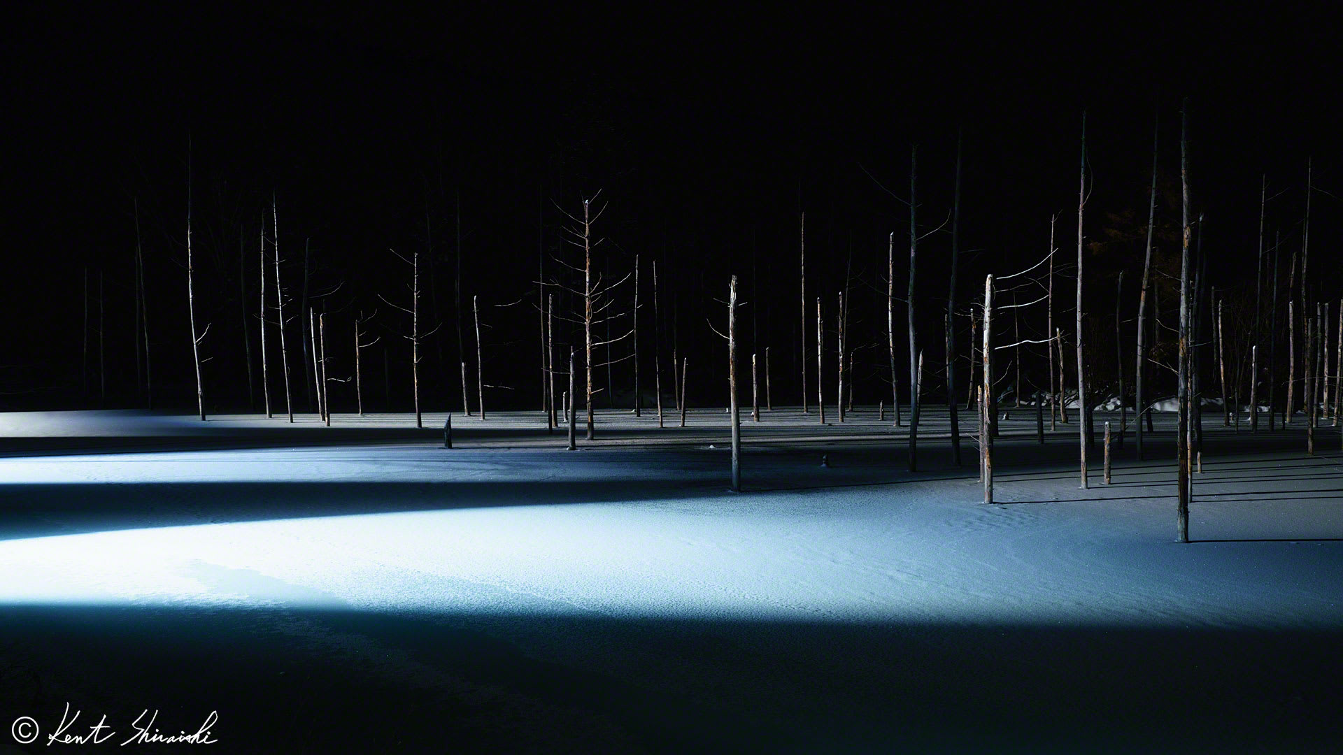 青い池のライトアップ 17年11月1日 18年3月31日まで開催決定 Kent Shiraishi Photo Blog