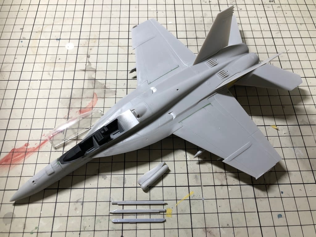 ハセガワ】1/72 F/A-18F Block II スーパーホーネット 製作記 No ハセガワ】1/72 F/A-18F Block II スーパーホーネット 製作記 No