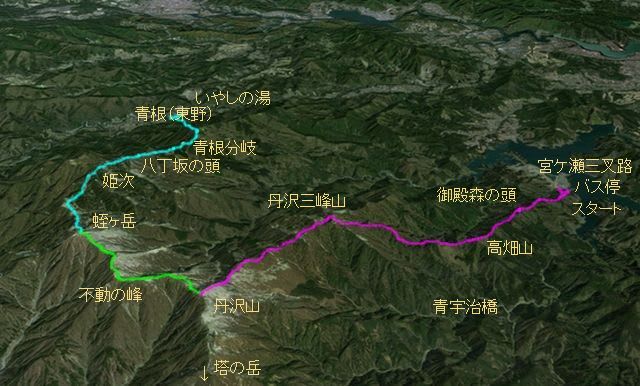 蛭ヶ岳マップ