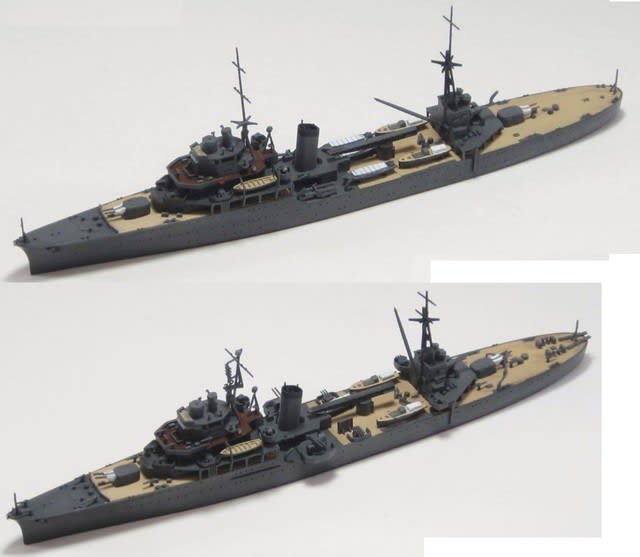 アオシマ 1/700 練習巡洋艦 香取(その6) - ベストメカ アオシマ 1/700 練習巡洋艦 香取(その6) - ベストメカ