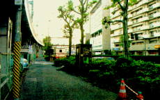 北品川~新馬場間の第一京浜道歩道