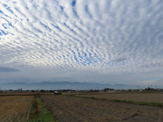 北アルプスの山並み