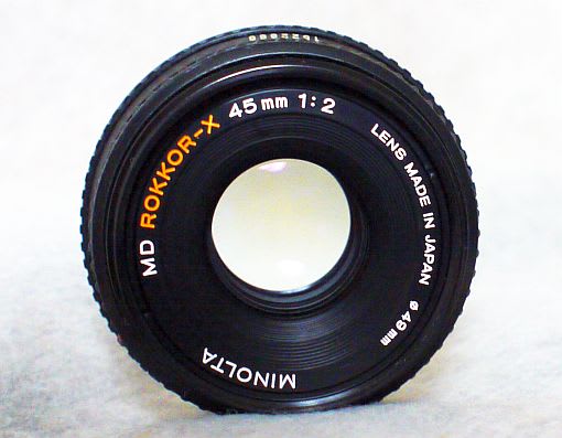 MINOLTA MD ROKKOR-X 45mm F2 ミノルタ ロッコールX 居れ 準パン MINOLTA MD ROKKOR-X 45mm F2 ミノルタ ロッコールX 居れ 準パン