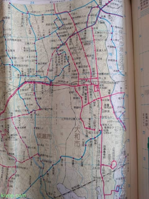 1991年の大和市域のバス路線網(後編) - (新)八草きよぴ(kiyop)非公式モリゾー愛ブログだトン