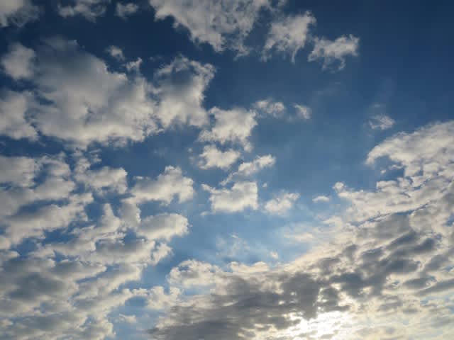 朝、空にはひつじ雲 あいLOVE☆空