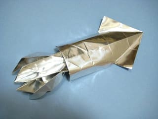 折り紙のイカ 創作折り紙の折り方