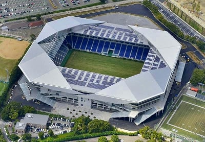 J特 ガンバ大阪の新スタジアムが完成 本日が竣工イベントです そしてありがとう万博記念競技場 ガス太郎遠征日記 がんばれ Fc東京サポーター