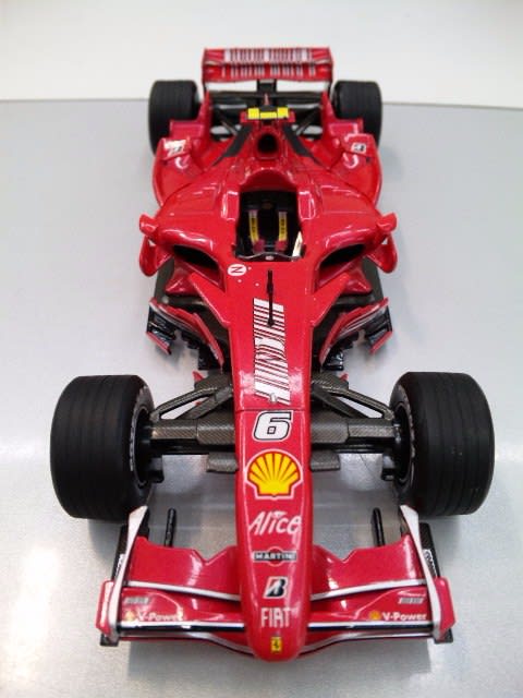 完成：レベル1/24 Ferrari F2007 - オーツー工房（店長の製作日記）
