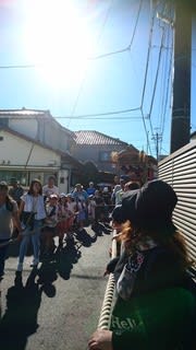 金子地区南峯子ども会　～桂川神社山車引き～