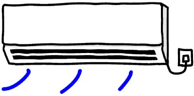 エアコン イラスト シンプルイラスト素材 エアコン イラスト シンプルイラスト素材