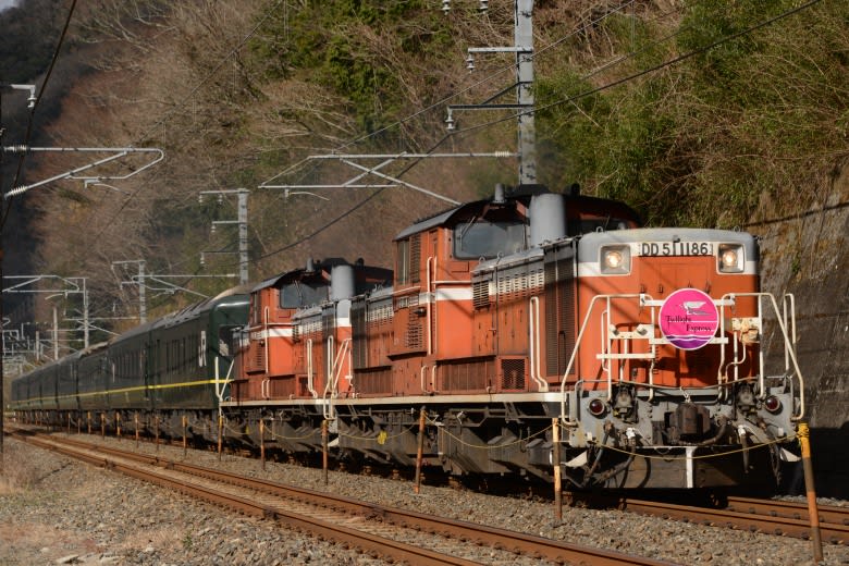 今年最後の「山陰トワイライトエクスプレス」 DD51編 - 線路は 今年最後の「山陰トワイライトエクスプレス」 DD51編 - 線路は