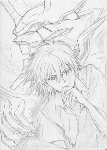 ちょっと前のオナハシ Eva 渚カヲル 原画 一刀入魂 ちょっと前のオナハシ Eva 渚カヲル 原画 一刀入魂