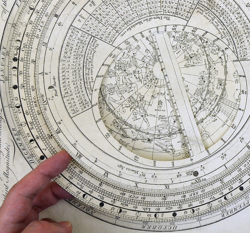 即決アンティーク天文、天体観測、変光星星図、星座早見盤、眼視用星図、1934年『ウエッブ星図帳』Star map, Planisphere