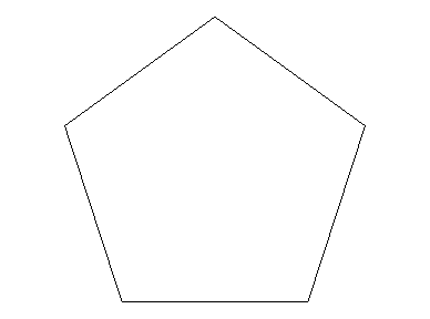 対角線 五角形 コンパスと定規を使った正五角形の描き方／図形の描き方015a＠夏貸文庫
