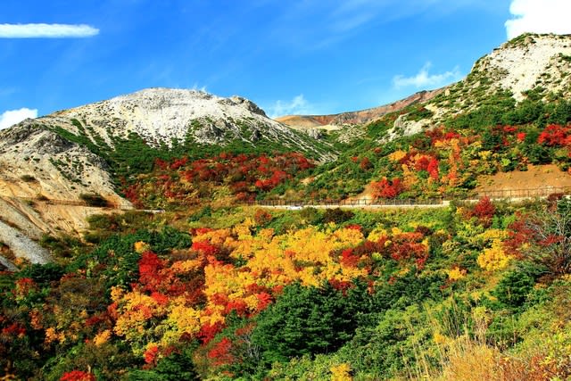 磐梯吾妻スカイラインの紅葉 福島の四季写真 磐梯吾妻スカイラインの紅葉 福島の四季写真