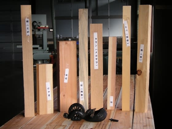 材料２ 木材の種類について 大工の学校