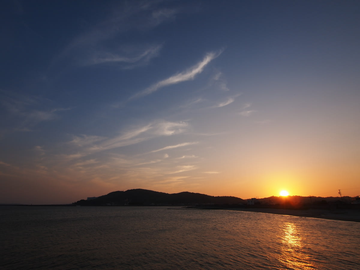 ある日の夕空の画像