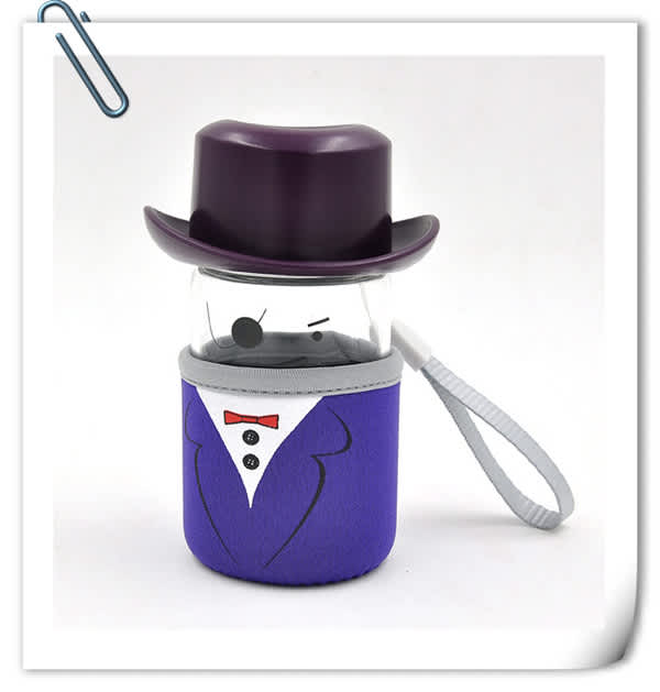 耐熱ボトルブラック帽子型キャップひげガラス耐熱ボトルoem 超カワイイミニ280ml携帯水筒メーカー タンブラー 水筒 マグ シェイカー スクイズボトル 販促品の企画 製造 販売鑫月塘oem生産メーカー 耐熱ボトルブラック帽子型キャップひげガラス耐熱ボトルoem 超カワイイミニ280ml携帯水筒メーカー タンブラー 水筒 マグ シェイカー スクイズボトル 販促品の企画 製造 販売鑫月塘oem生産メーカー