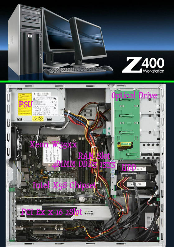 HP Z400 WorkStation - zero