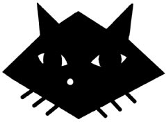 黒猫 イラスト シンプルイラスト素材