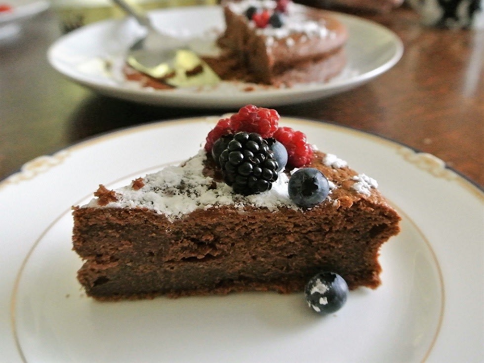 息子の誕生日ケーキ 今年もカミさんの手作りにしました 半谷範一の オレは大したことない奴 日記