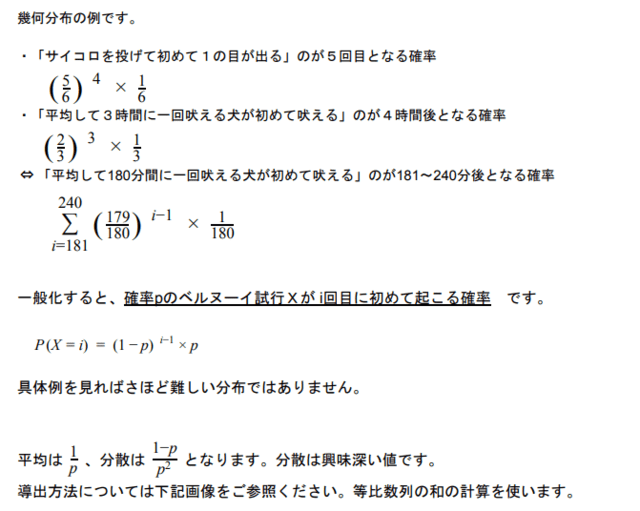幾何分布 経済学 統計学 オンライン指導 幾何分布 経済学 統計学 オンライン指導