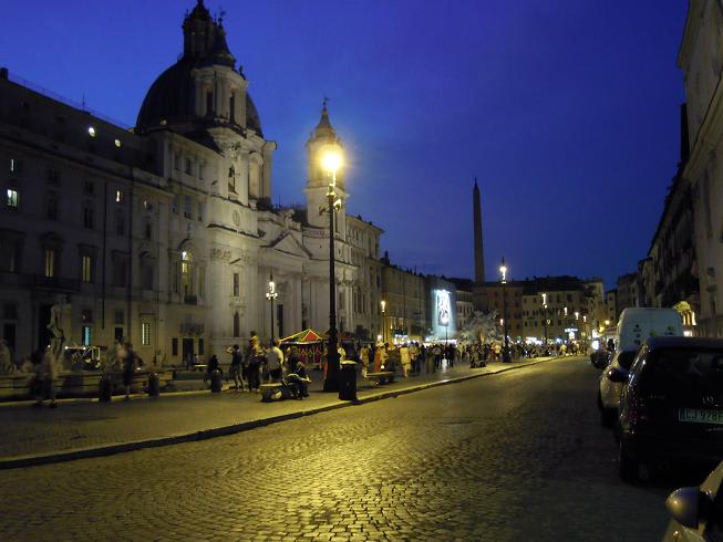 夜のローマ 1 ナヴォーナ広場 I Ricordi Sull Italia 夜のローマ 1 ナヴォーナ広場 I Ricordi Sull Italia