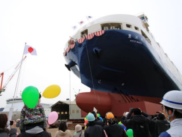 船 進水式 造船所 のブログ記事一覧 しまなみ海道 生口島 発 フォトブログ