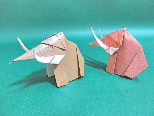 折り紙 マンモス 折り方動画 創作折り紙の折り方
