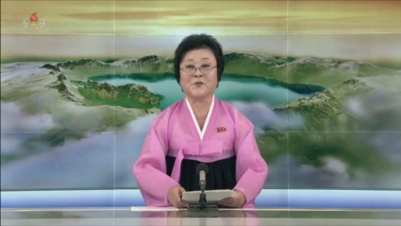 昨日の朝鮮中央テレビはかなり珍しい 放送まにあ 試験電波発射中！！