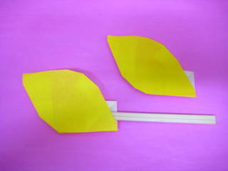 レモンの箸袋おりがみ 創作折り紙の折り方