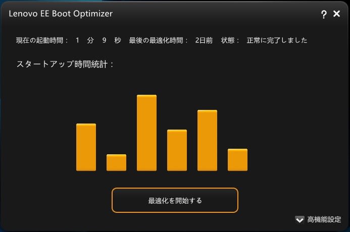 Lenovo EE Boot OptimizerのPOP - スケルトンハウス‐きまぐれCafe
