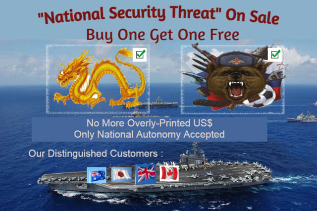 National Security Threat On Sale, Buy One Get One Free