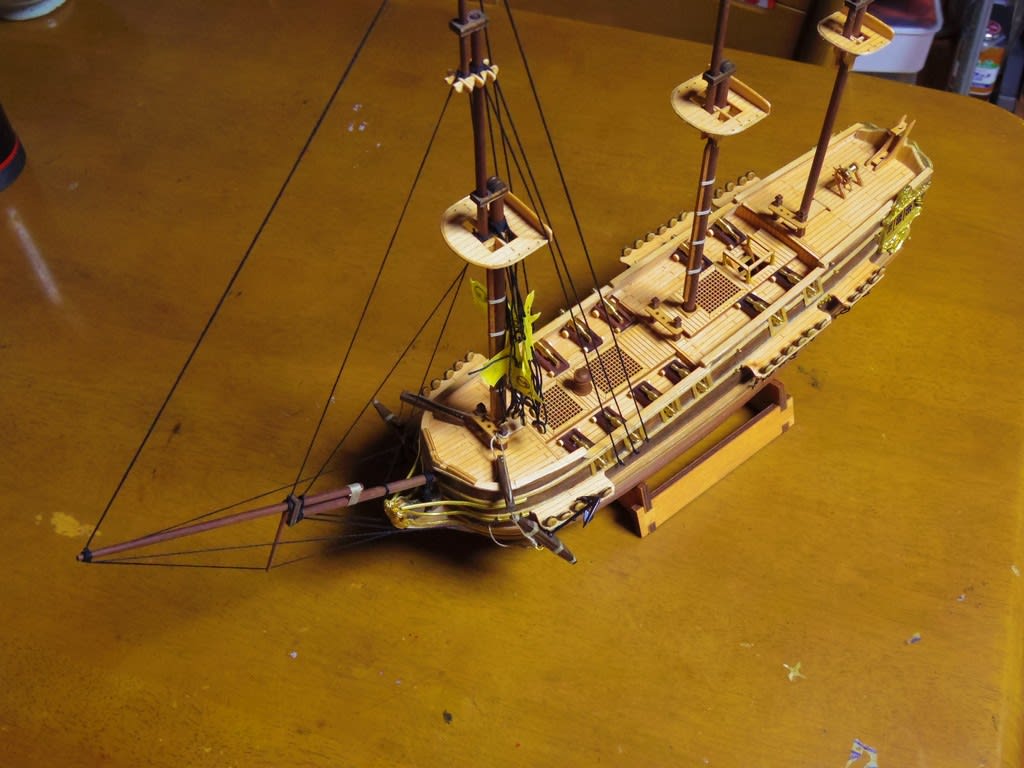 帆船模型を作る その2 そば切り 井月庵