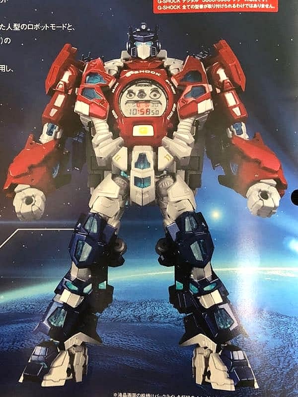 台湾にて『Gショックxトランスフォーマー』の新たな画像