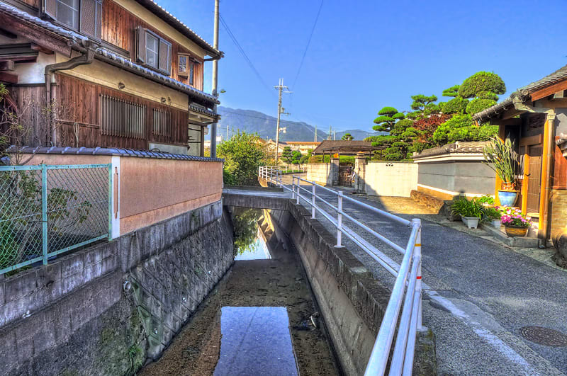 葛下川/奈良県葛城市尺土,川の写真,路地,画像 美しい星 葛下川/奈良県葛城市尺土,川の写真,路地,画像 美しい星