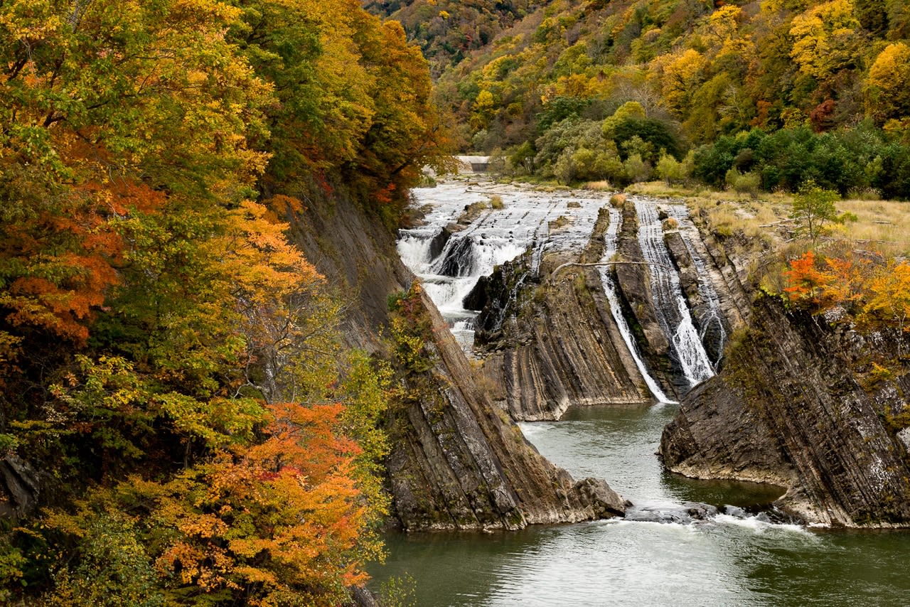 滝の上公園の紅葉が見頃でした 北海道夕張市 重症筋無力症に負けてたまるか