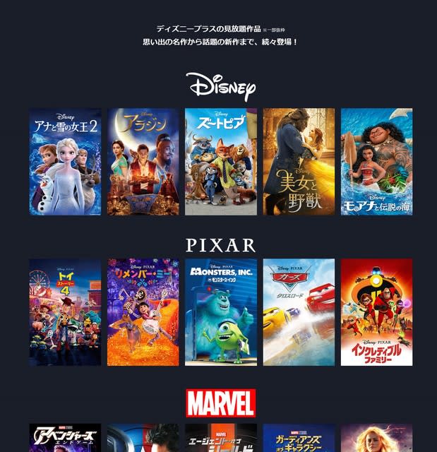 Disney ディズニープラス 日本で配信開始 海外盤3d Blu Ray日本語化計画 映画情報とか
