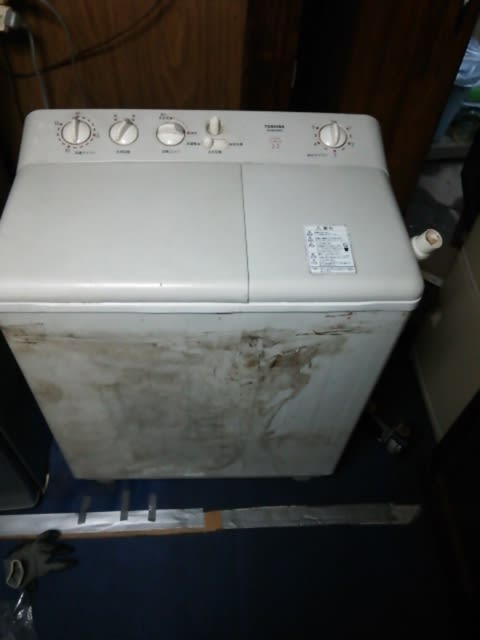 二槽式洗濯機排水ホース交換 電気屋さんの独り言
