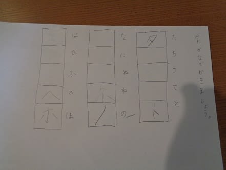 ローマ字とカタカナ 育児日記 時々 ご飯