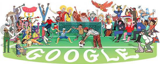 Googleのロゴ ワールドカップ 18 Day 1 Etoile