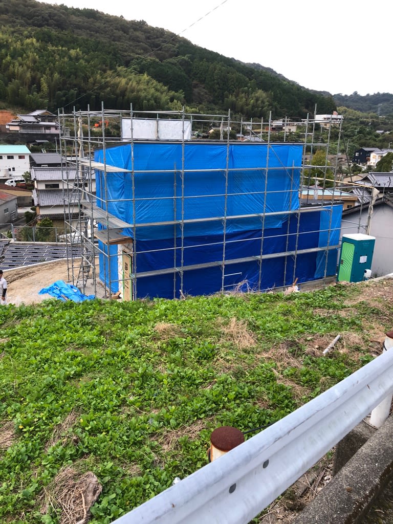 高知市朝倉の新築工事現場の写真です | 高知県でシングルマザーのための家を建てるならサンブランドハウス