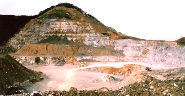 稼行中の国見山石灰鉱山 Kunimiyama_mine01