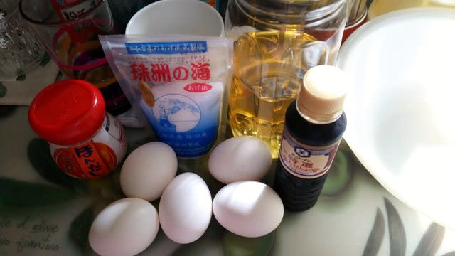 出汁巻玉子:材料