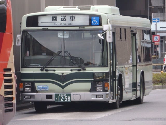 京都市バス新型エルガを初撮影 三丁目の夕日の乗車記