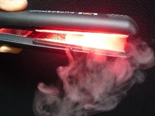 超音波アイロンの講習 barber Kazumoto 超音波アイロンの講習 barber Kazumoto