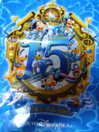 東京ディズニーシー15周年ミッキーマウス ダッフィー らんちゅうこまち金魚ライフ