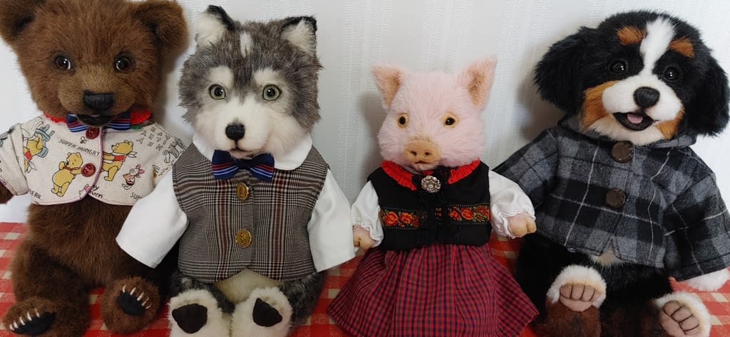 KEITA BEAR さんの犬のぬいぐるみ　ケイタベア KEITA BEAR さんの犬のぬいぐるみケイタベア